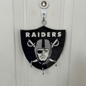 Raider key keeper plaque